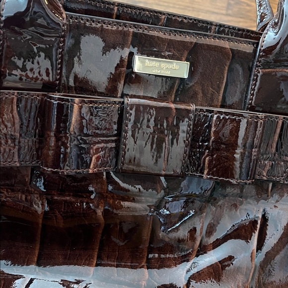 Kate Spade Knightsbridge Elena embossed tote - Picture 6 of 16